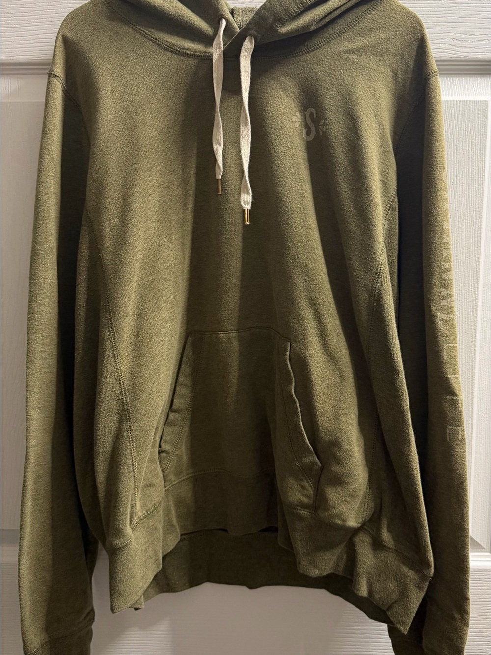 Olive Green Hoodie Sweatshirt